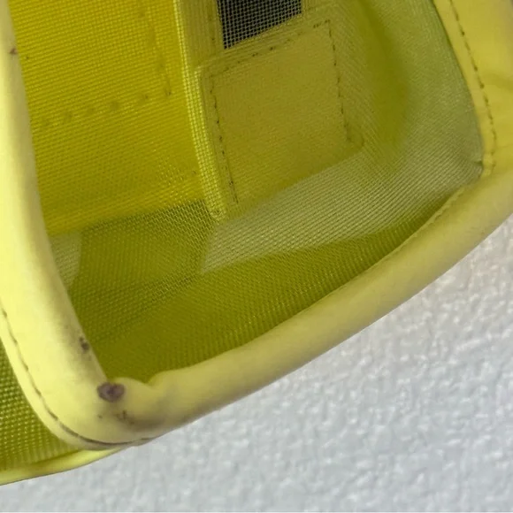 Marc Jacobs Nylon The Mesh Medium Tote Bag Fluo Yellow - Picture 15 of 17